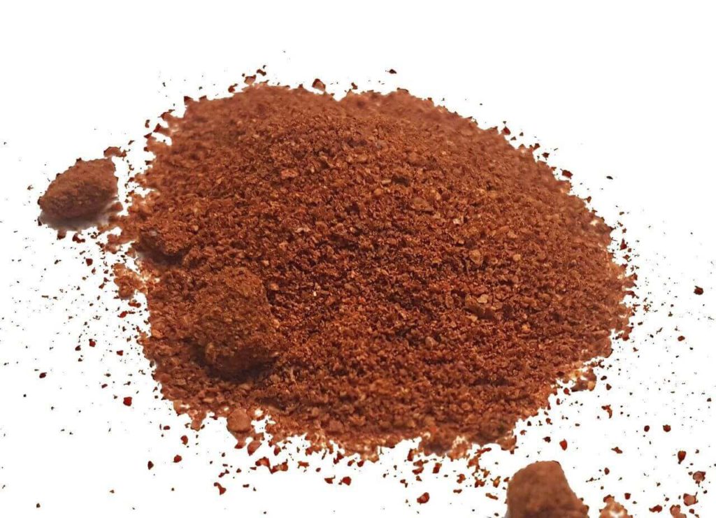 Bhut jolokia powder smoke dried