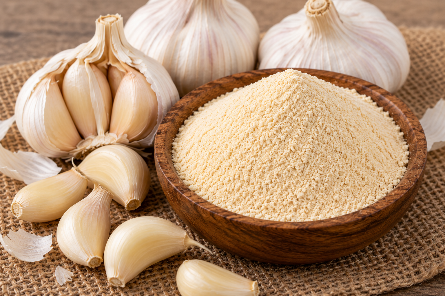 Dehydrated Garlic Powder Supplier and Exporter from India