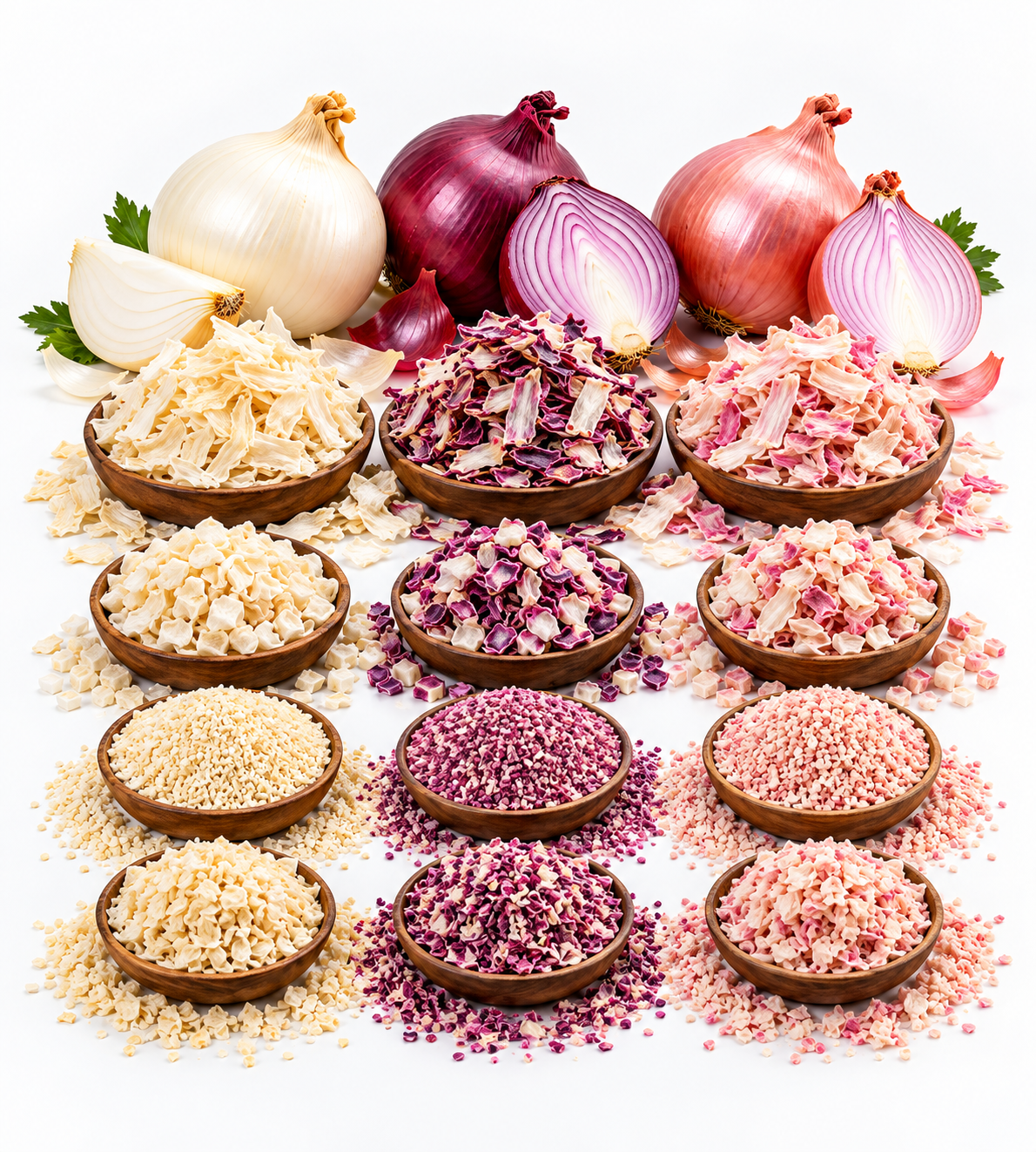 Dehydrated Onion Flakes Supplier & Exporter from India